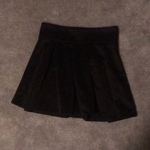 Black skater skirt